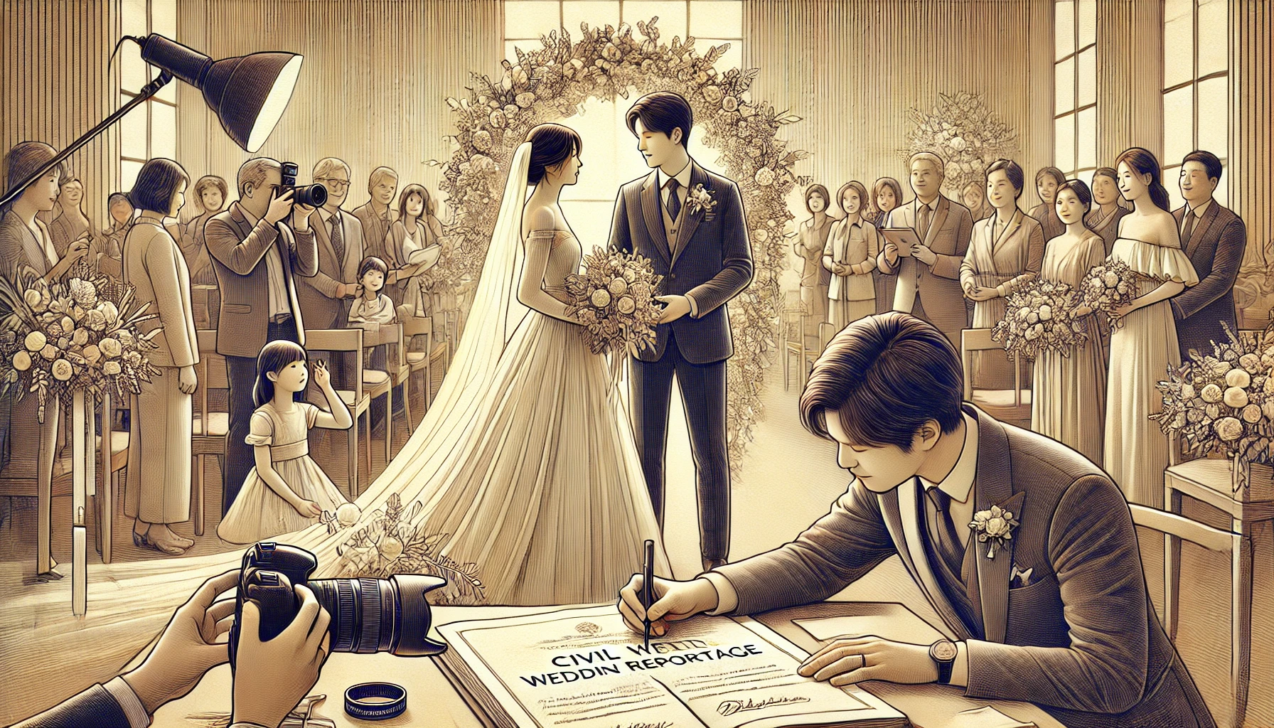Pourquoi un reportage mariage civil est indispensable pour raconter votre histoire